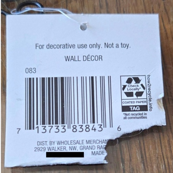 New Room & Retreat Wall Décor “Say When” Black Metal Circle Sign Bar Large - Picture 12 of 12